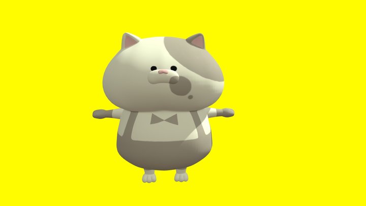splatoon 2 cat 3D Model