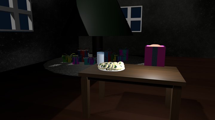 Present animation 3D Model