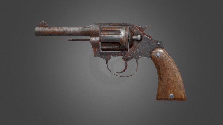 old colt python 3D Model