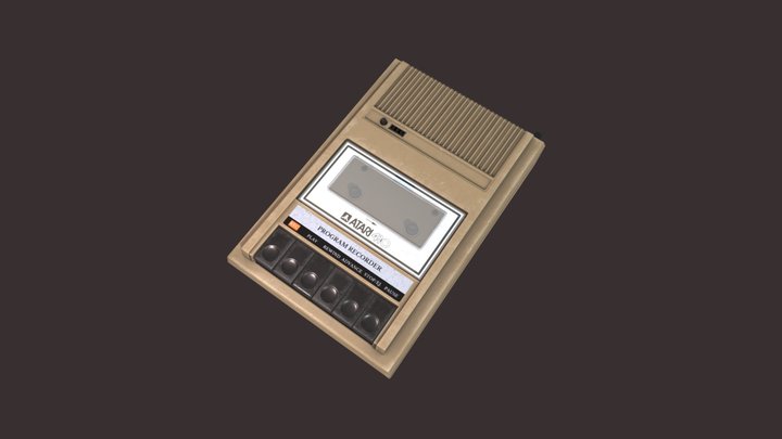 XYZ Atari 410  Program Recorder 3D Model