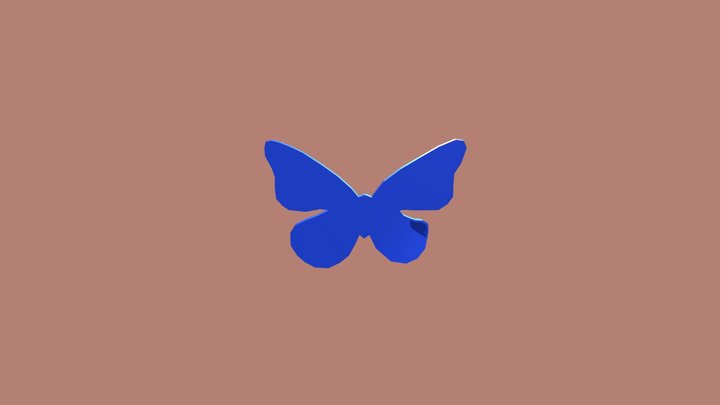 Farfalla Che Si Muove Fbx 3D Model