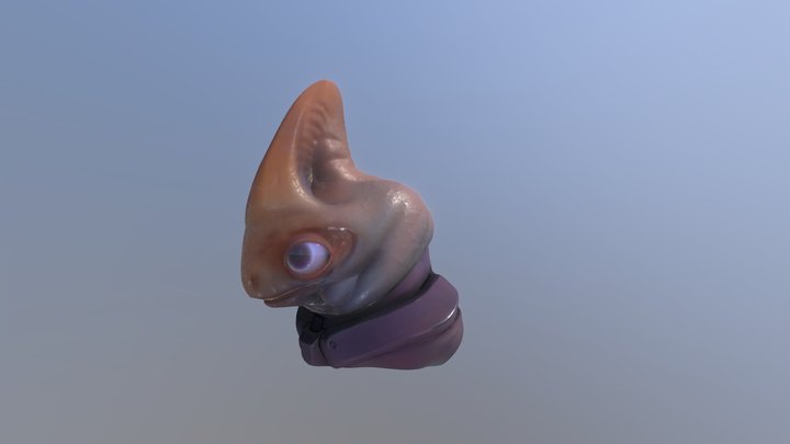 Chicken. Alien Chicken 3D Model