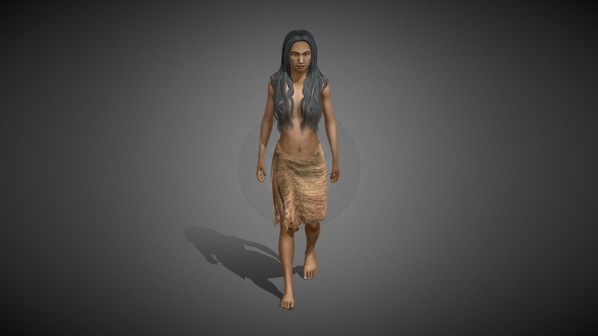 Prehistoric Woman - 3D model by twsparkCG (@twspark) [63d1275] - Sketchfab