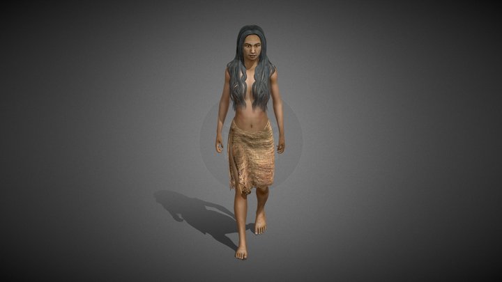 Prehistoric Woman 3D Model