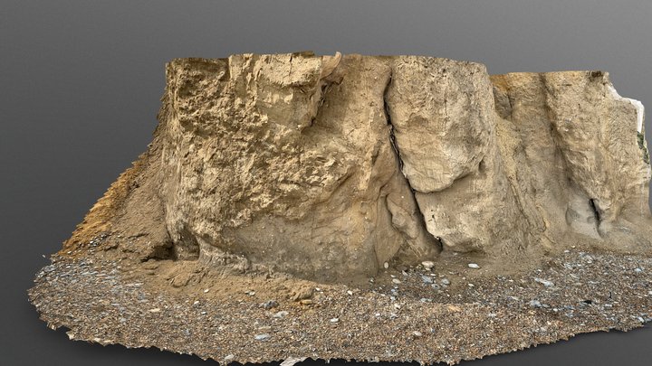 Cromer cliff base, Norfolk 3D Model