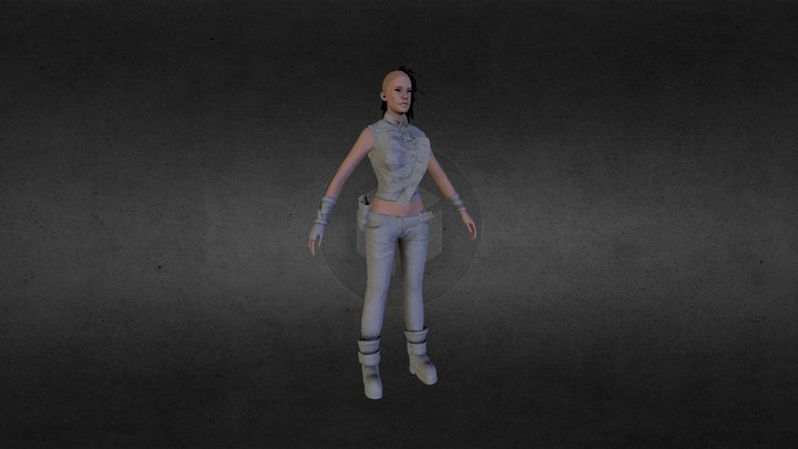 09 Low Poly Character 3D Model
