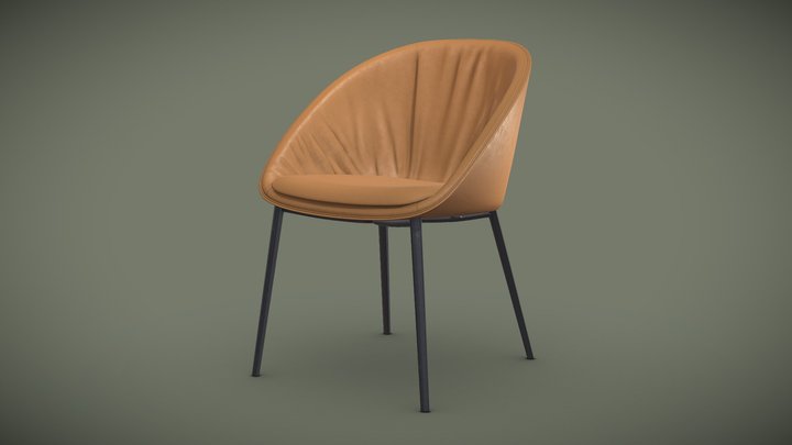 Dan Dining Chair Draenert 3D Model