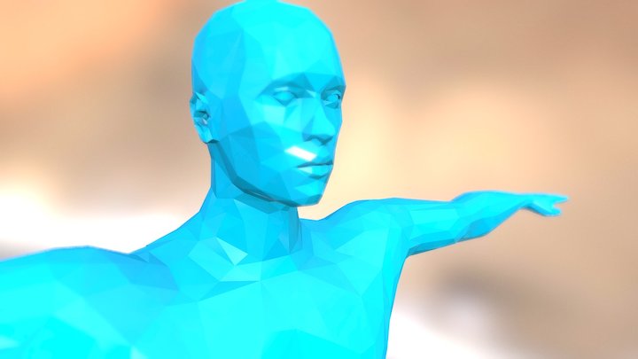 Low Poly Character 3D Model