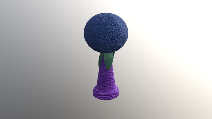 Space Fungus Tree 1 3D Model