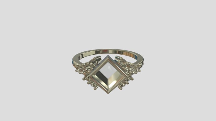 ADRG034 goldring wedding engagement luxury – Free 3D Model STL