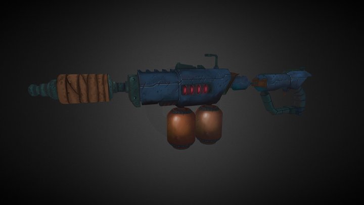 Flame thrower 3D Model