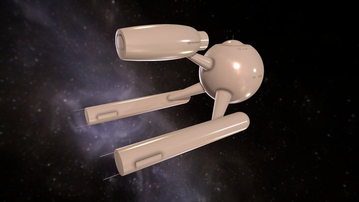 Matt Jefferies Star Trek Concept 3D Model
