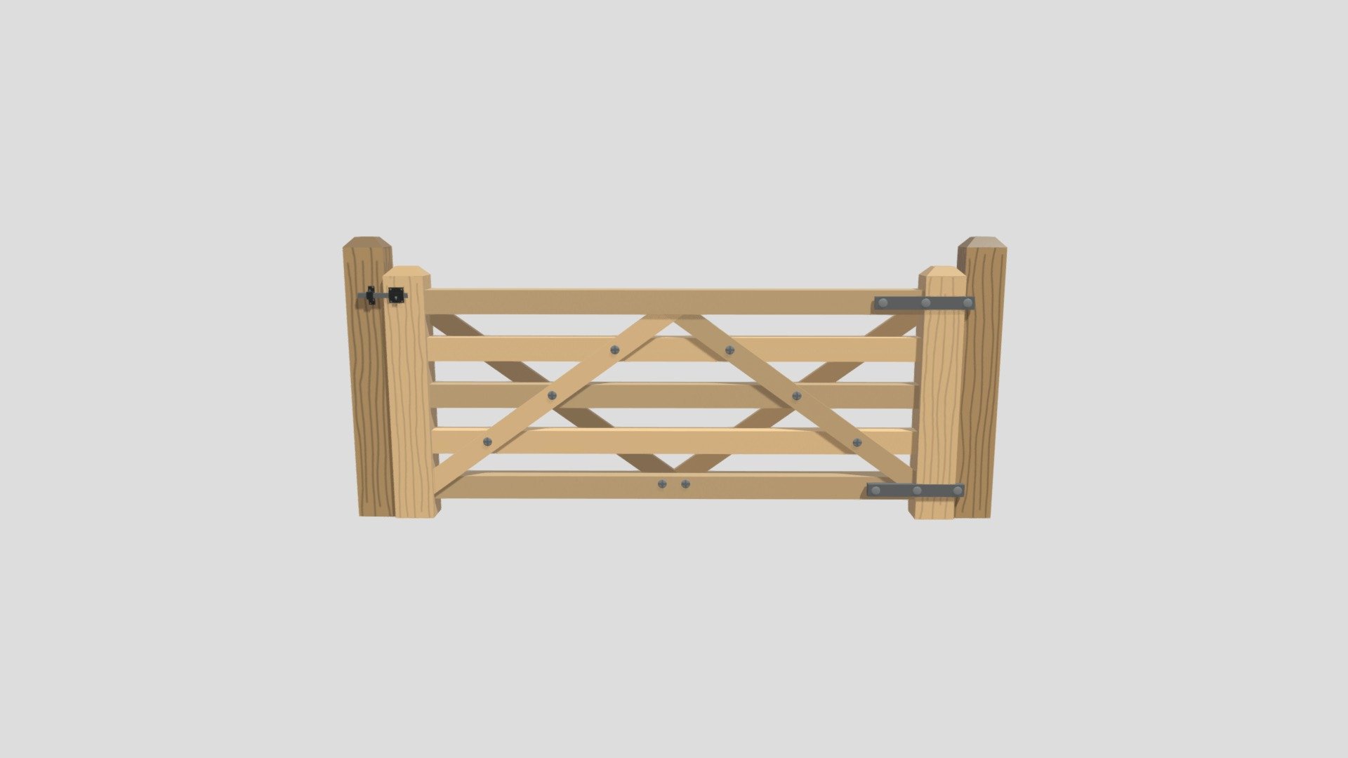 Fence Gate - 3D model by Floral_Astro [63d3c85] - Sketchfab