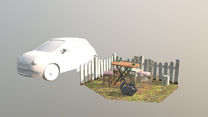 Grandma's House - 2 more props (unwrapped) 3D Model