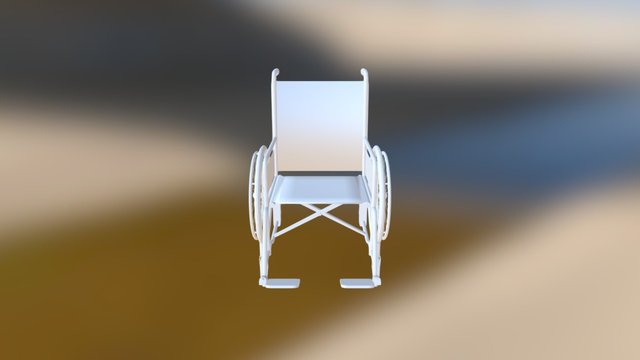 Wheelchair 3D Model
