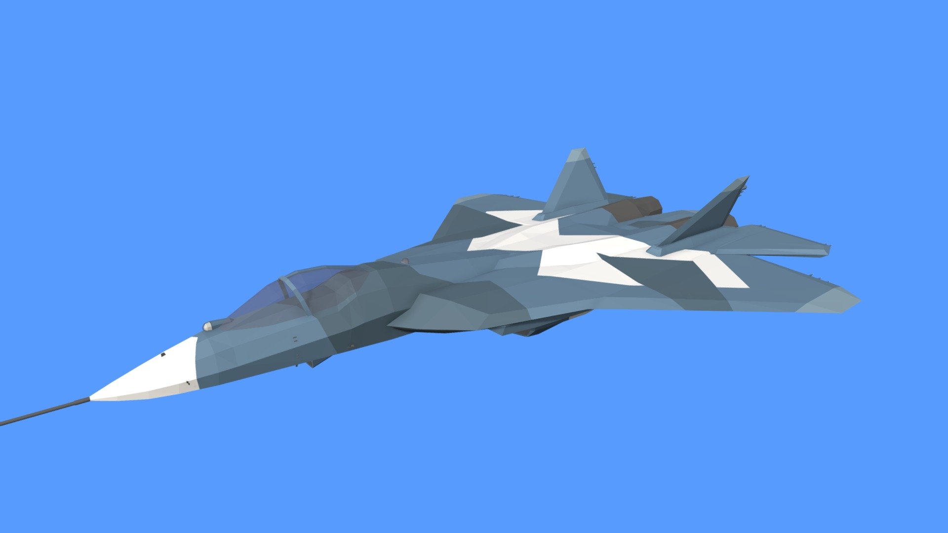 Su-57 - 3D model by JackPot08 [63d5f24] - Sketchfab