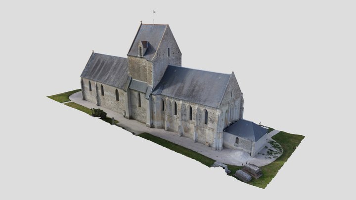 Eglise Saint-Pierre - Géfosse-Fontenay 3D Model