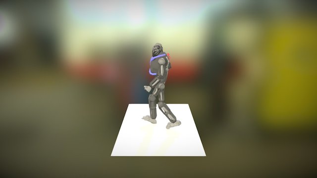 First Ever Model Android Animation 3D Model