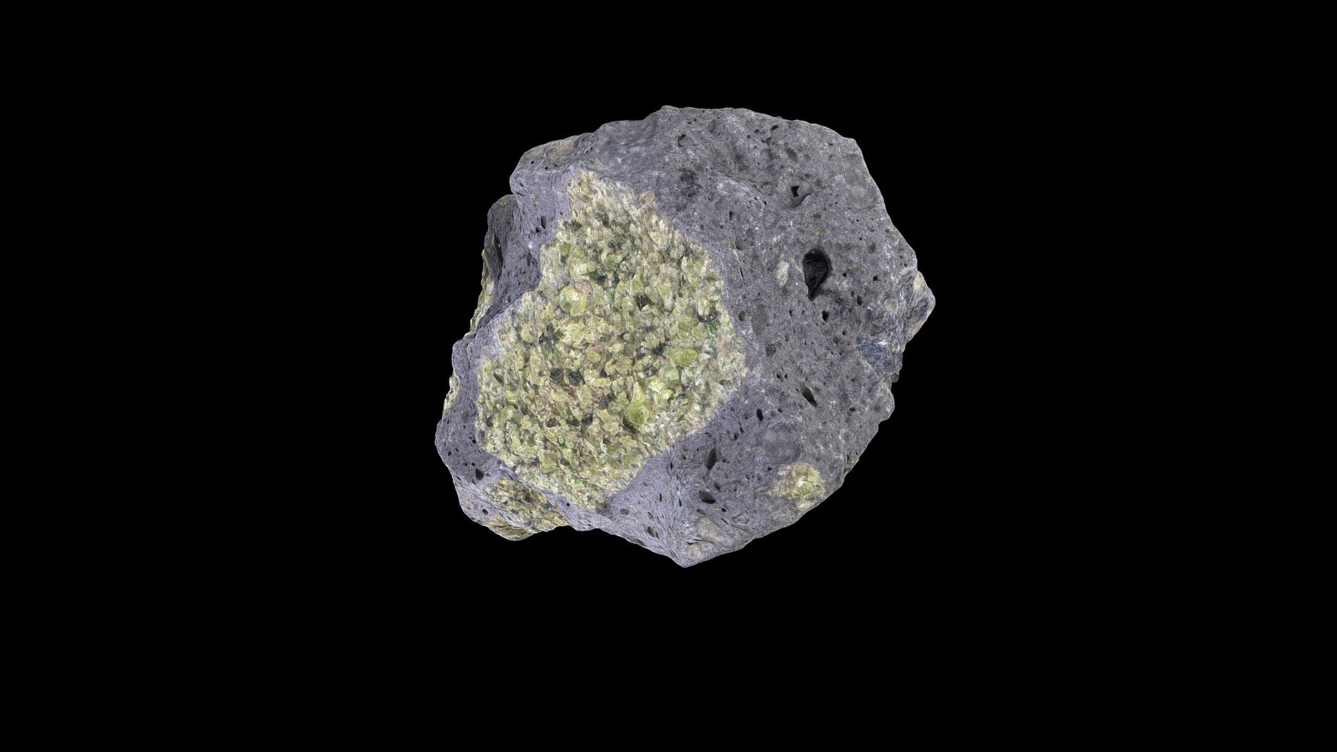 Xenolith in basalt from Kilbourne Hole NM - Download Free 3D model by ...
