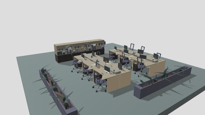 Офис Д_З 3D Model