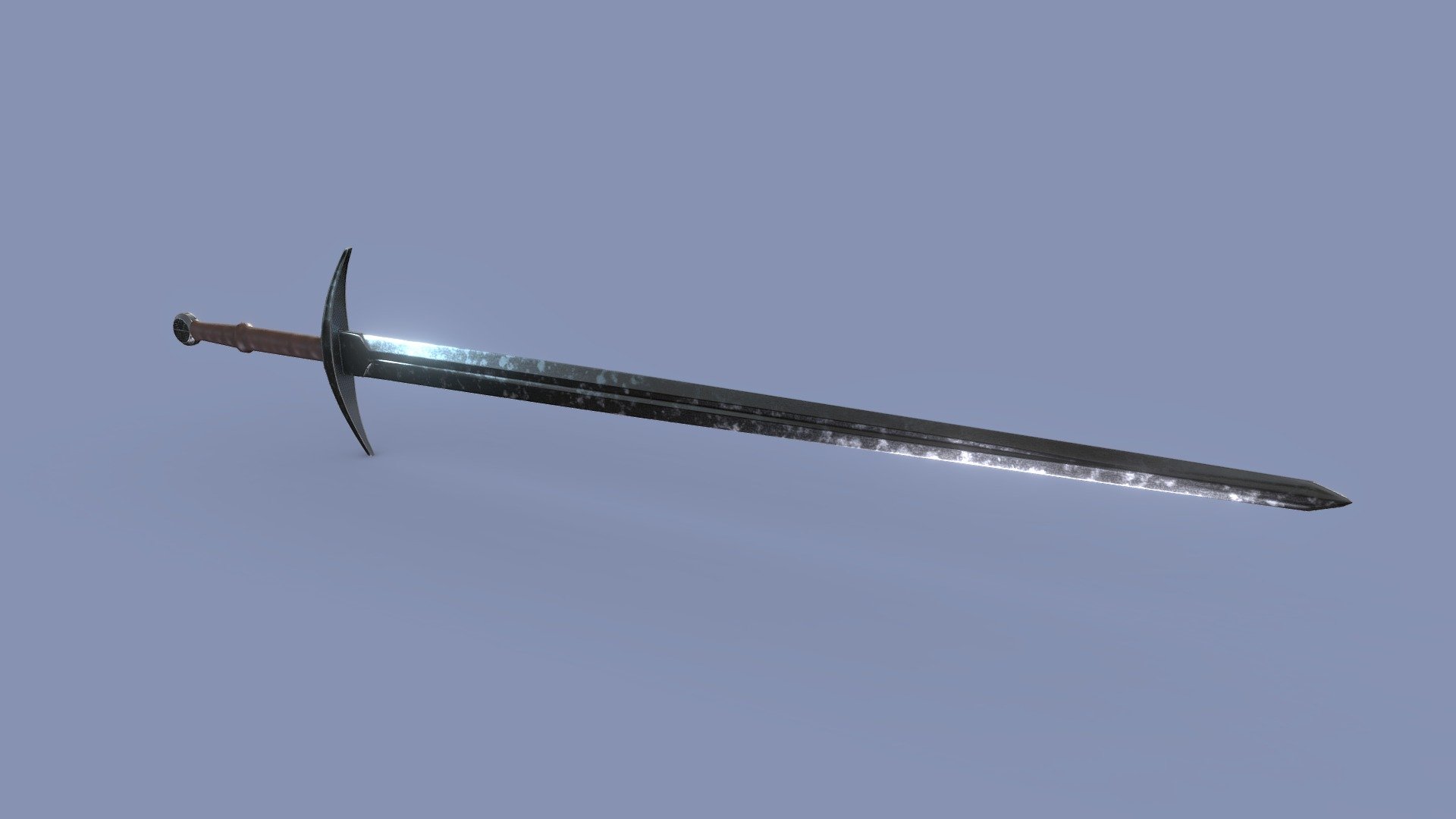 Bastard sword - game asset - Download Free 3D model by Mads.Stenberg ...