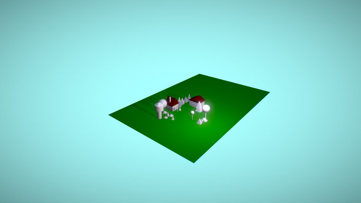 Domek pierwszy projekt 3D Model