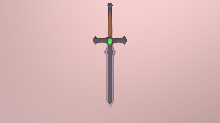 espada sem nome 3D Model