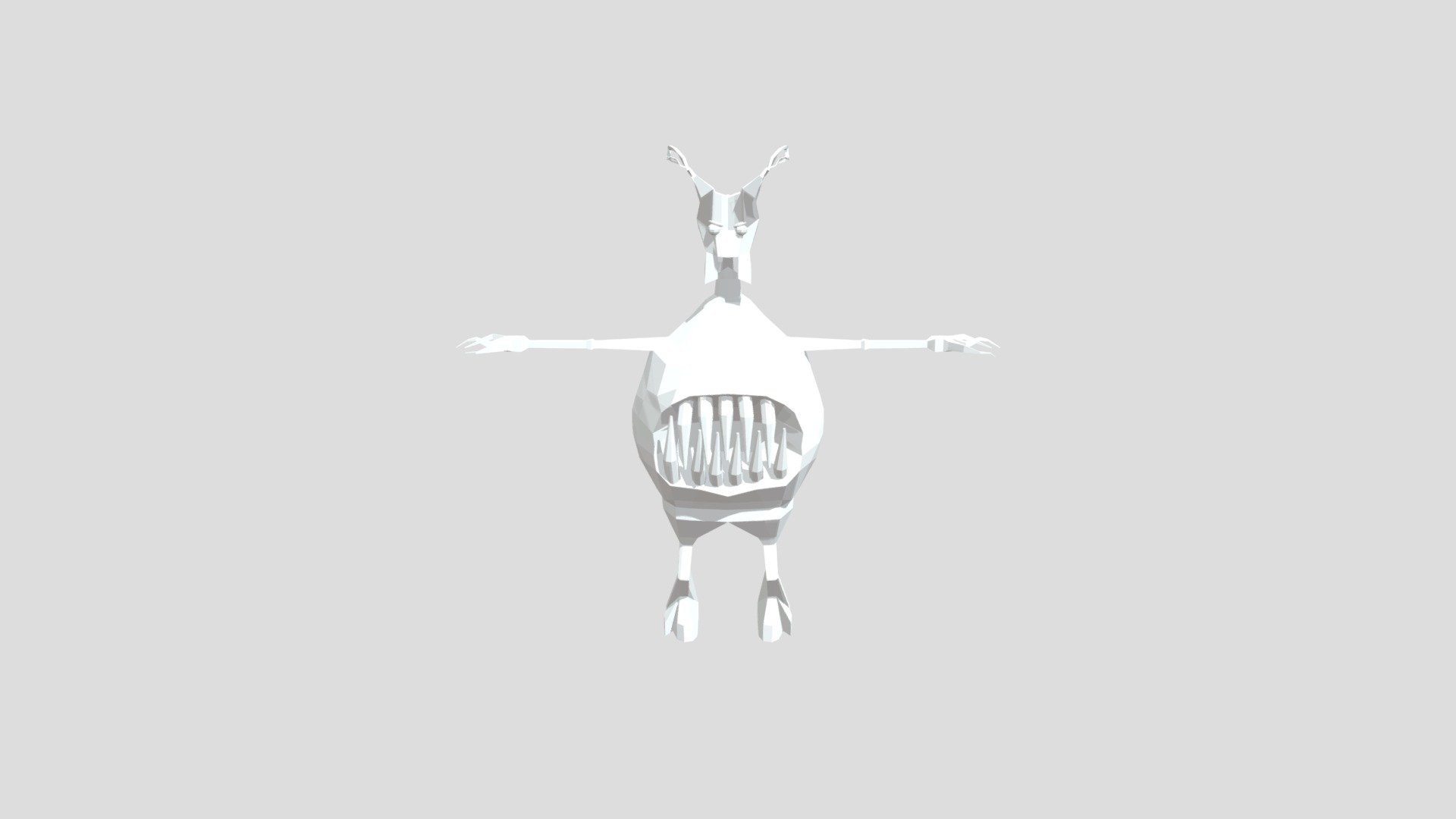 Low Poly Krampus.
