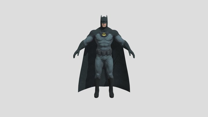 batman-arkham-city-batman-earth-one 3D Model