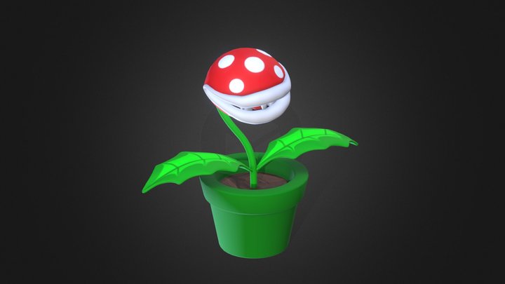 STL file Spike Flower Pot Planter Character Super Mario 3D World