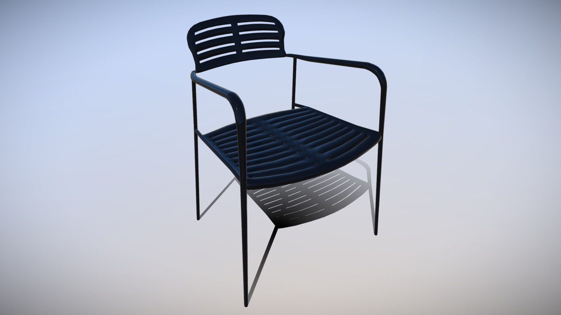 3D model Mall Chair 10 Colors Low Poly Low-poly - This is a 3D model of the Mall Chair 10 Colors Low Poly Low-poly. The 3D model is about a chair with a cushion.