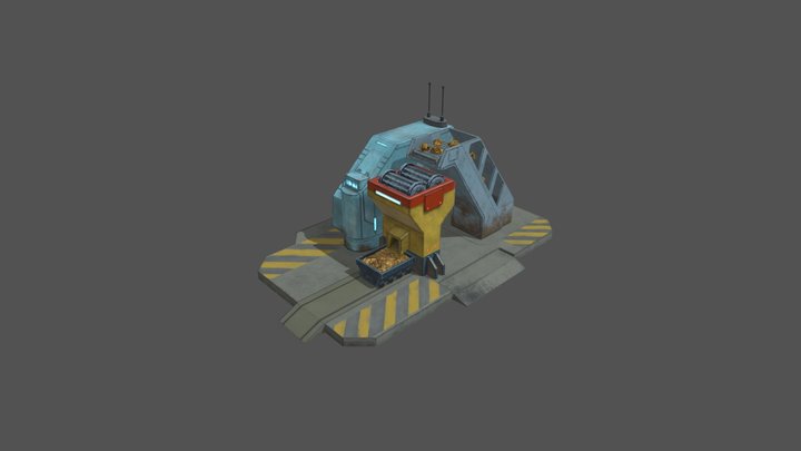 GoldMineLevel3 3D Model