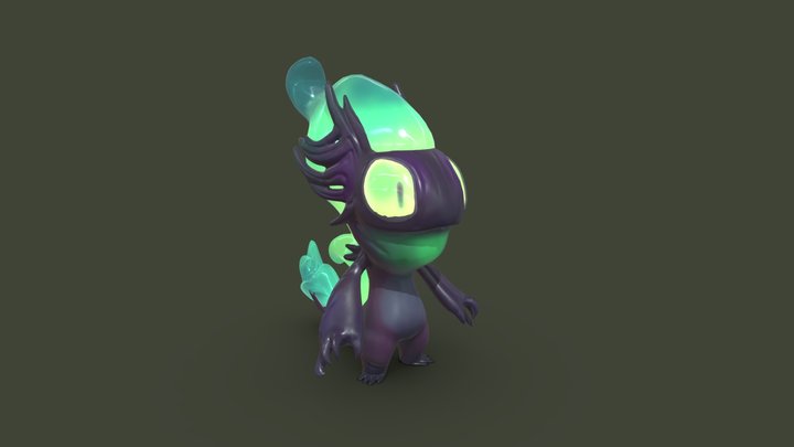 Cute Creature 3D Model