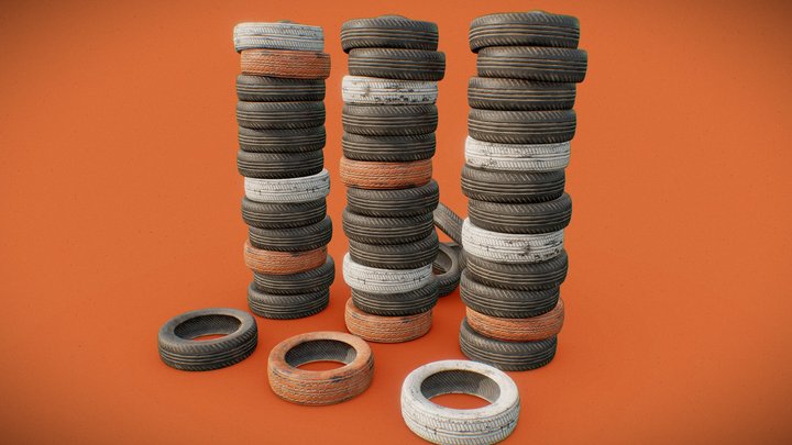 Tirestack 3D models - Sketchfab