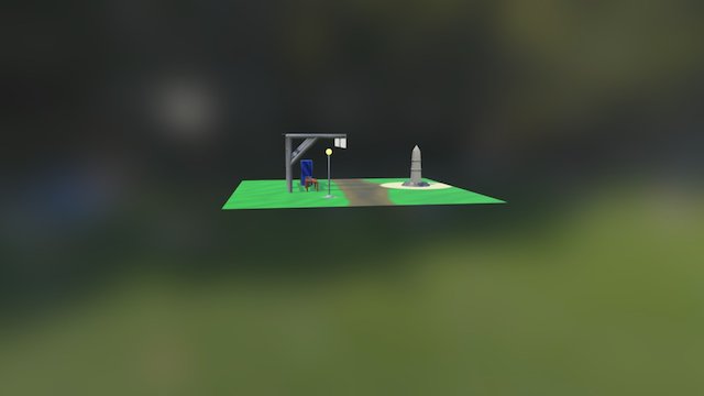 Park Environment 3D Model