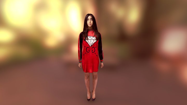 Death Girl 3D Model