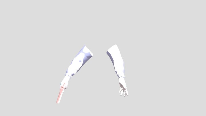 Animated Deagle 3D Model