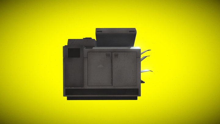 Lab copy machine broken 3D Model