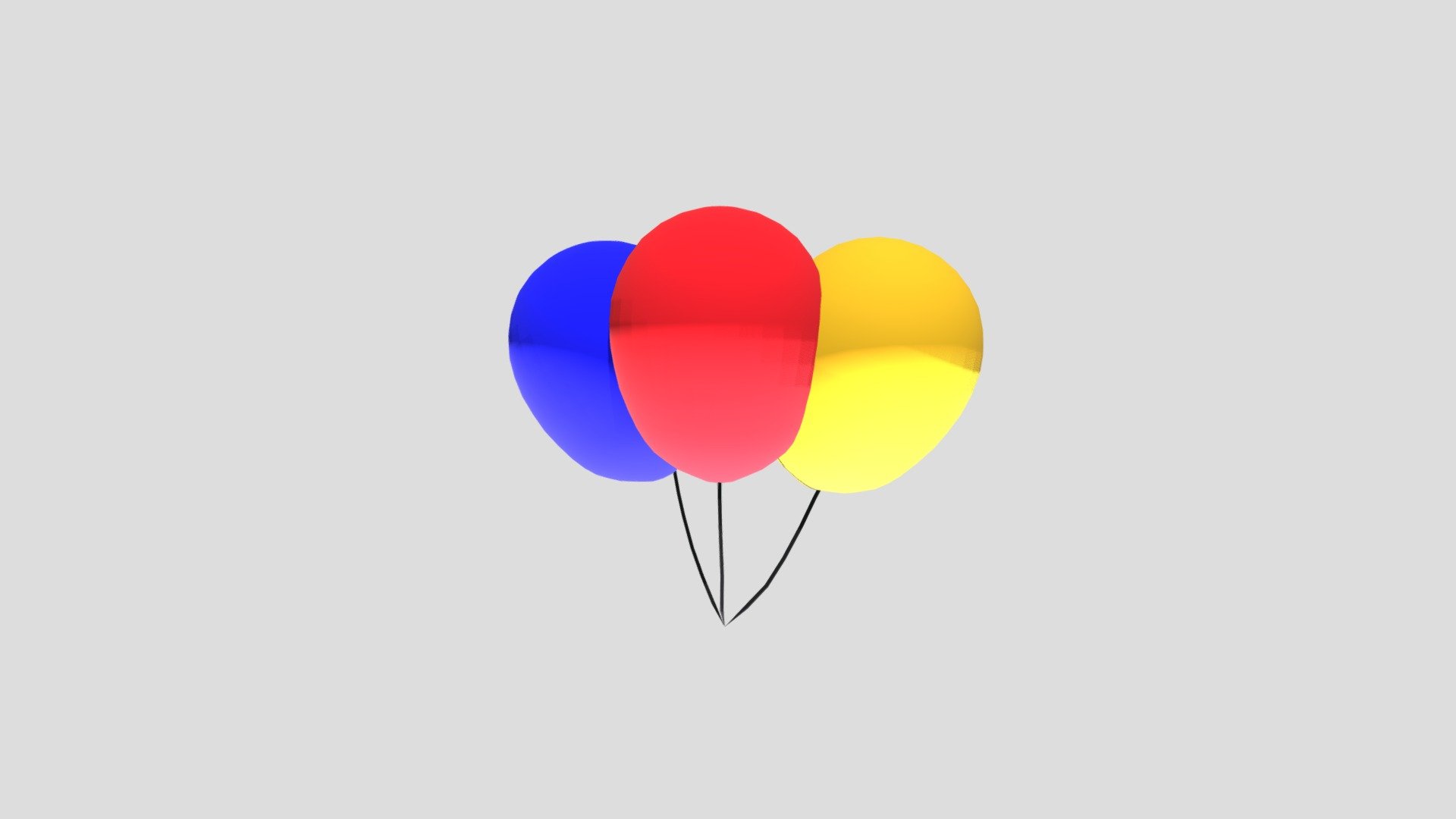 Balloons - Download Free 3D model by KDS Development (@KDSDevelopment ...