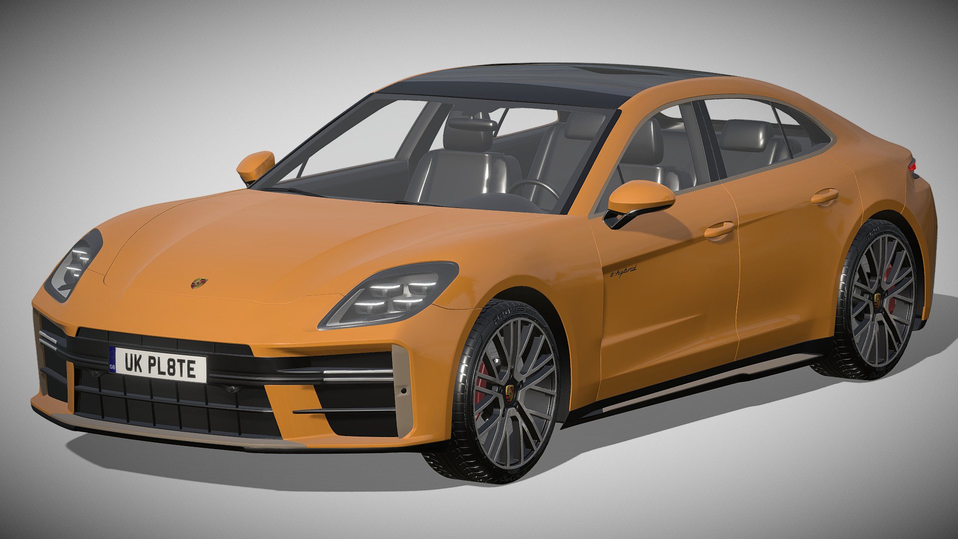 Porsche Panamera Turbo E-Hybrid 2024 - Buy Royalty Free 3D Model By ...