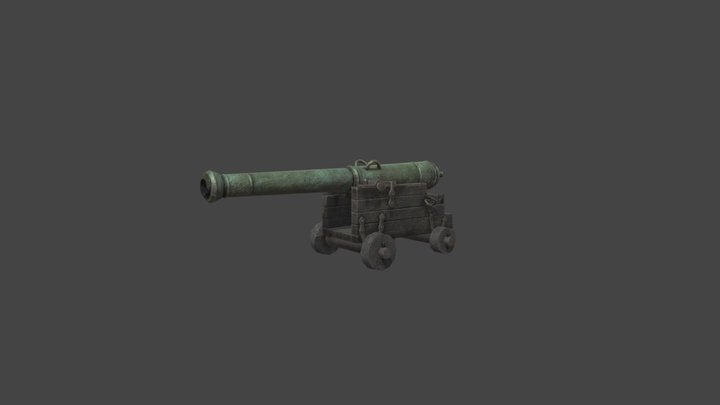 Chang_Hunter_Cannon 3D Model