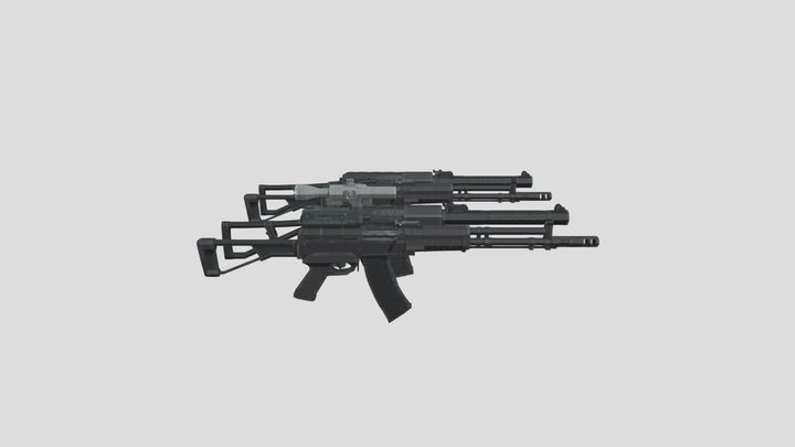 AEK 971 \ AS VAL 3D Model