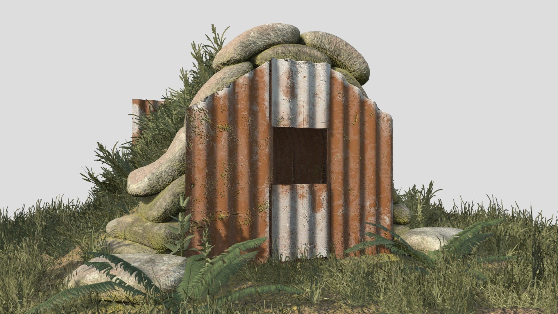 Air Raid Shelter 2 - 3D model by STB-TC [63e3c25] - Sketchfab