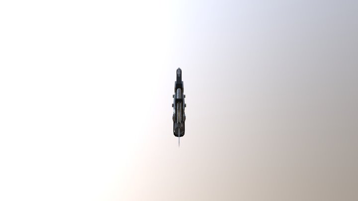 Sci-fi Weapon 01 3D Model
