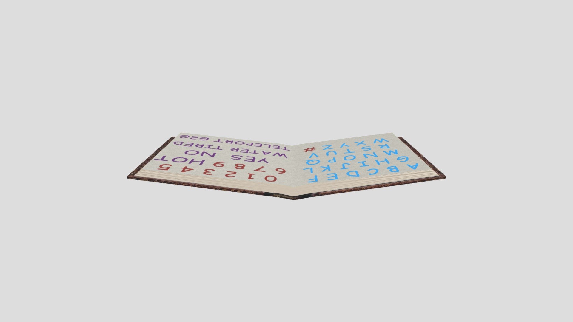 VRChat Mute Book 3D model by Choxytv [63e5291] Sketchfab