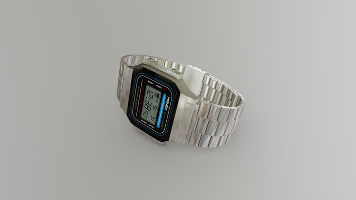 Digital Wristwatch – Modelo 3D gratuito STL