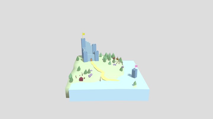 FLOATINGISLAND 3D Model