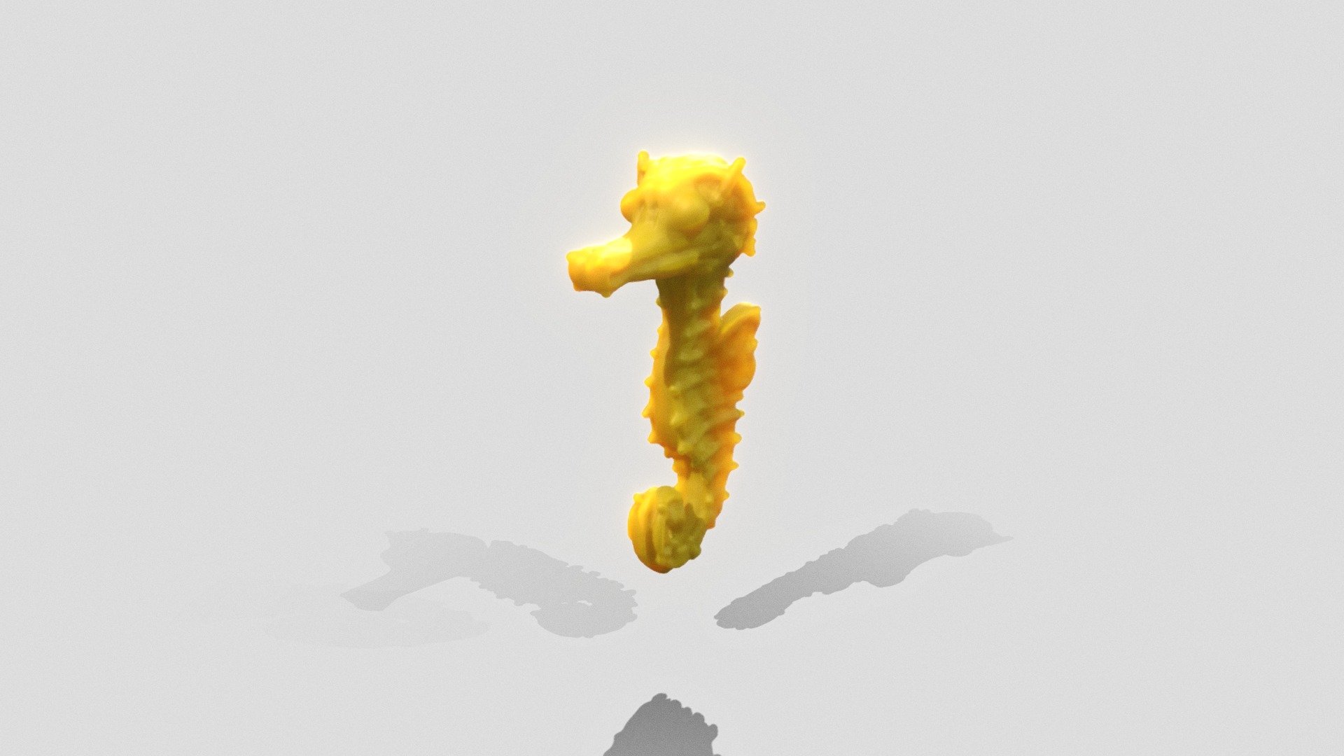 Seahorse sculpted in VR