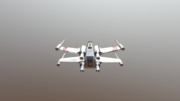 X-wing 3D Model