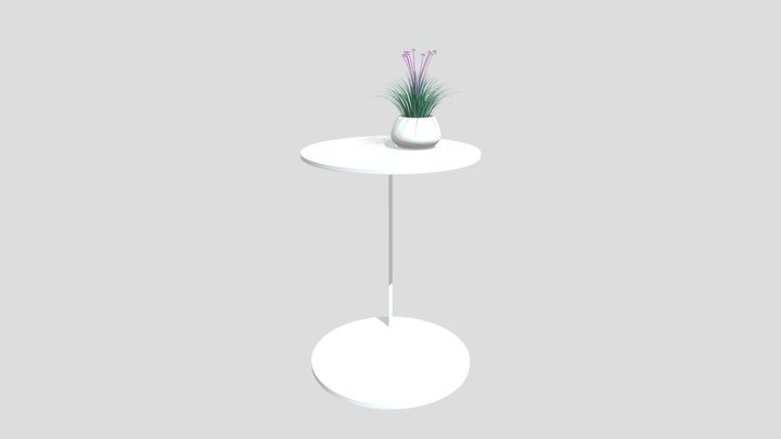 laos Side Table 3D Model